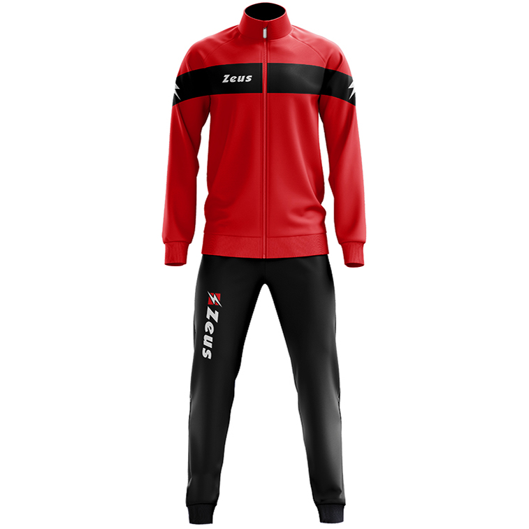 Zeus Apollo Football Kit Teamwear Box 12 pieces Black Red | SportSpar.com