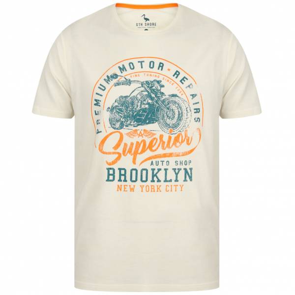 South Shore Auto Shop Herren T-Shirt 1C13274 Snow White