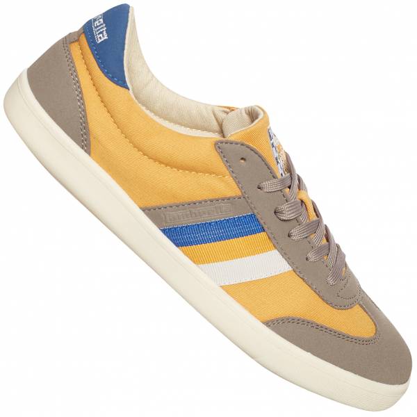 Lambretta Vulcan Canvas Herren Sneaker 0632 VULCAN-TAUPE/YELLOW