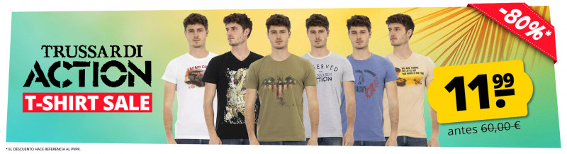 Trussardi Action T-SHIRT SALE solo 11,99 €
