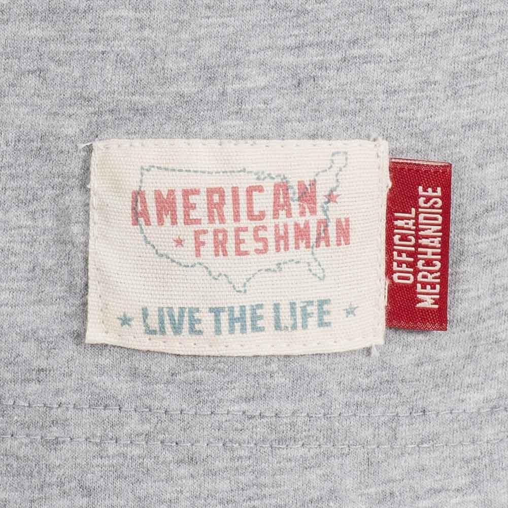 Boston College Eagles American Football T-Shirt American Freshman Gray