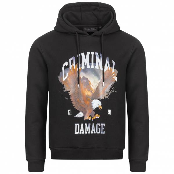 CRIMINAL DAMAGE Eagle Heren Hoody EHBK22