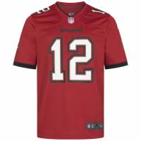 Tampa Bay Buccaneers NFL Nike #12 Tom Brady Hombre Balón de fútbol americano Camiseta