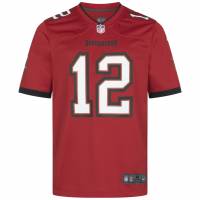 Tampa Bay Buccaneers NFL Nike #12 Tom Brady Uomo Pallone da football americano Maglia