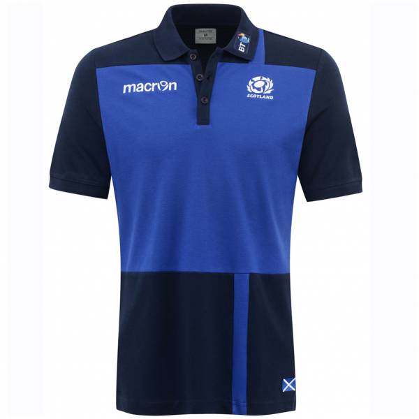 Schottland SRU macron Rugby Herren Freizeit Polo-Shirt 58080342