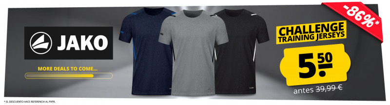 Jako training jersey challenge solo 5,5 €
