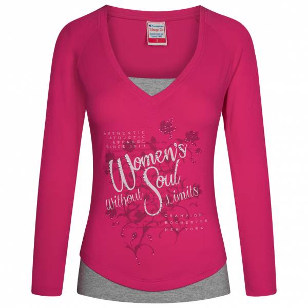 Champion Crewneck Damen Langarm Shirt 107450-2555