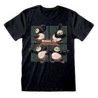 Kung Fu Panda Fighting Stance Herren T-Shirt KFP08358TSB
