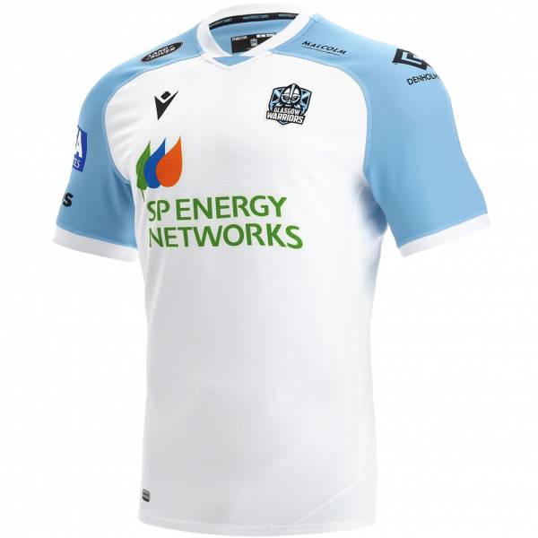 Glasgow Warriors macron Heren Rugby Authentiek Shirt 58537120 wit M