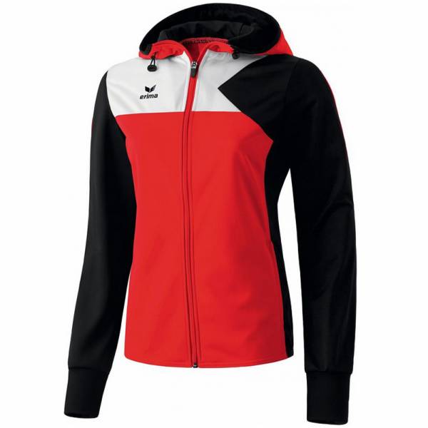 Erima Premium One Damen Trainingsjacke mit Kapuze 107447