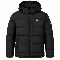 Reebok Stretch Puffer Uomo Giacca invernale OMRB1502-BLACK