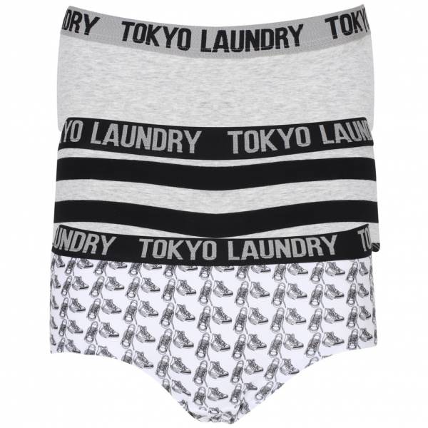 Tokyo Laundry Minola Assorted Briefs Damen 3er Pack Unterwäsche 3P10955