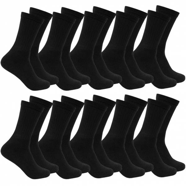 SPORTINATOR Sports Socks 10 Pairs black