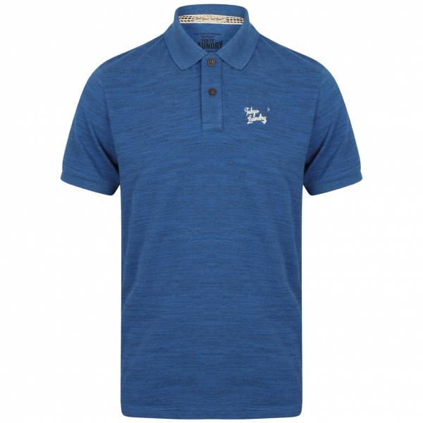 Tokyo Laundry Strasburg Spacedye Pique Herren Polo-Shirt 1X10740 Ocean