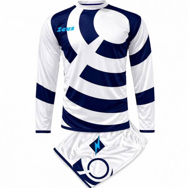 Zeus Kit Orbit Voetbaltenue 2-delig bianco/blu