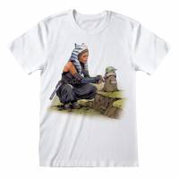 Star Wars: The Mandalorian Ashoka Grogu Men T-shirt MAN02128TSW