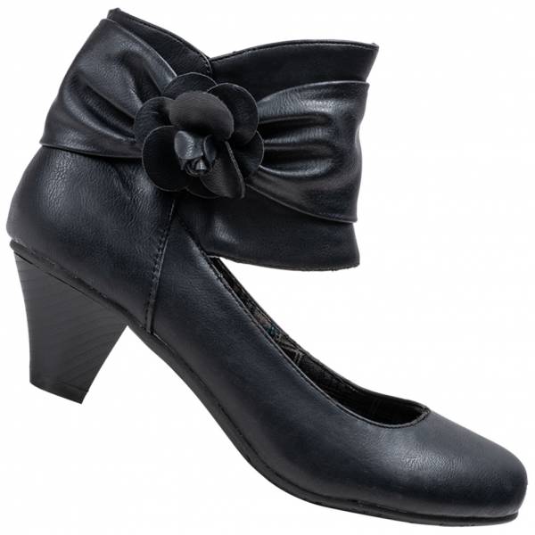 CYTHERIA Dames Ballerina&#039;s CT009-ZWART