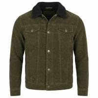 BRAVE SOUL® Prestwich Hombre Chaqueta de pana MJK-PRESTWICHPKB-KHAKI-1