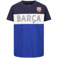 FC Barcelona Team Crest & Logo Jungen T-Shirt FCB-3-393B