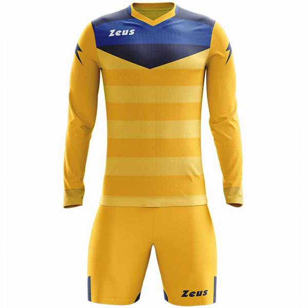 Zeus Argo Set da portiere Maniche lunghe Maglietta con pantaloncini giallo Navy