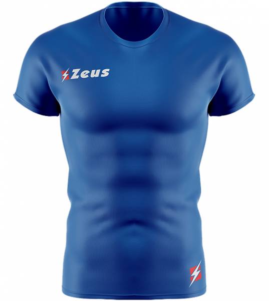 Zeus Fisiko Baselayer Haut de sport à manches courtes bleu