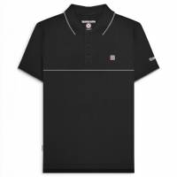 Lambretta Chest Stripe Hombre Polo SS1225-NEGRO/GRIS