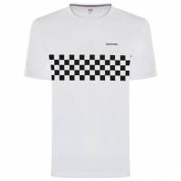Lambretta Two Tone Panel Men T-shirt SS10895-WHITE