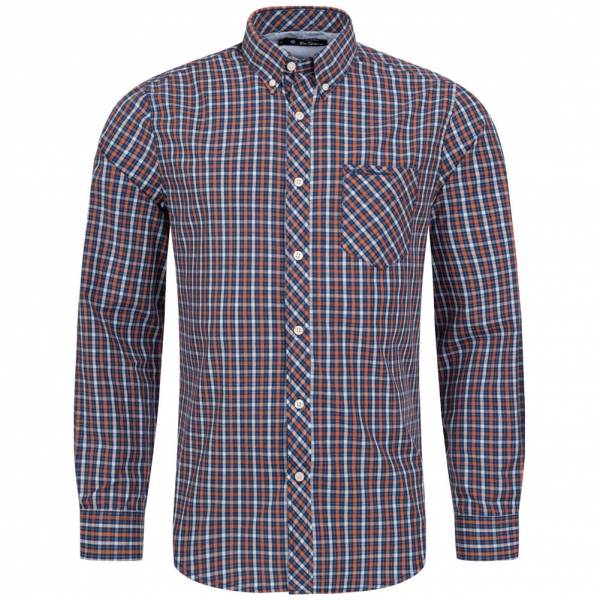 BEN SHERMAN Gingham Hommes Chemise à manches longues 0072919-026