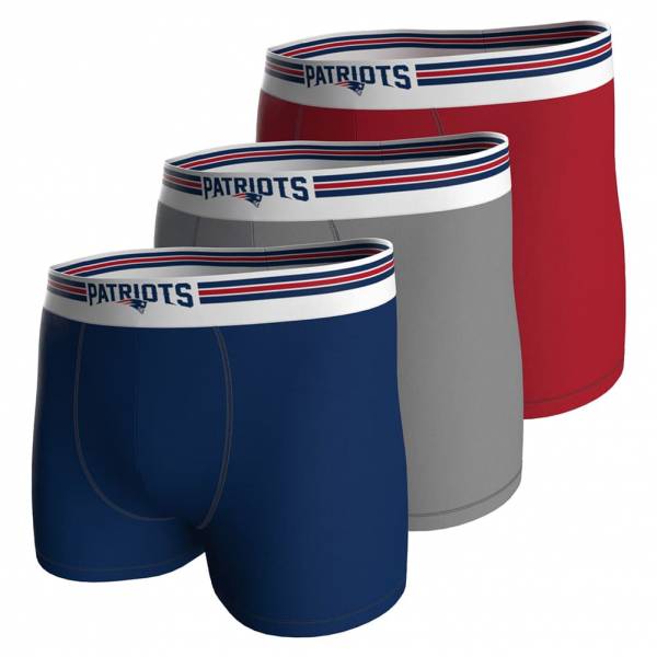 New England Patriots NFL Uomo Boxer Set da 3 23240001-4074