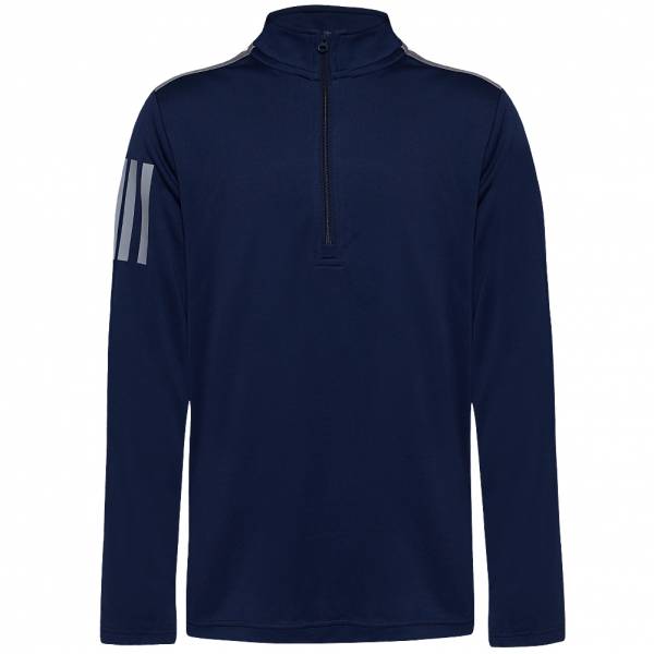 adidas 3 Stripes Half Zip Enfants Haut de golf à manches longues GP4015