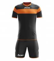 Zeus Kit Apollo Set da calcio + Shorts 2 pezzi nero/arancio