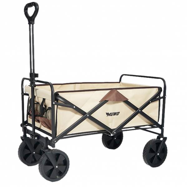 MUWO opvouwbare handkar 100 L, max. 110 kg bruin/beige