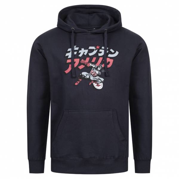 Marvel Comics Captain America Japan Stances Men Hoody FCMHS021NVY