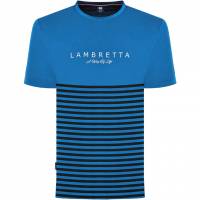 Lambretta Striped Mężczyźni T-shirt SS0017-DK BLU