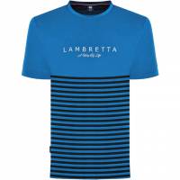 Lambretta Striped Hommes T-shirt SS0017-DK BLEU