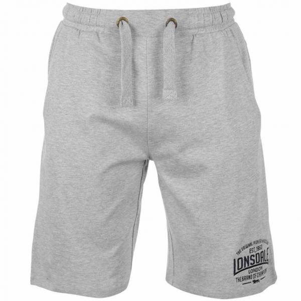 Lonsdale Herren Sweat Shorts 632244 Grey Marl