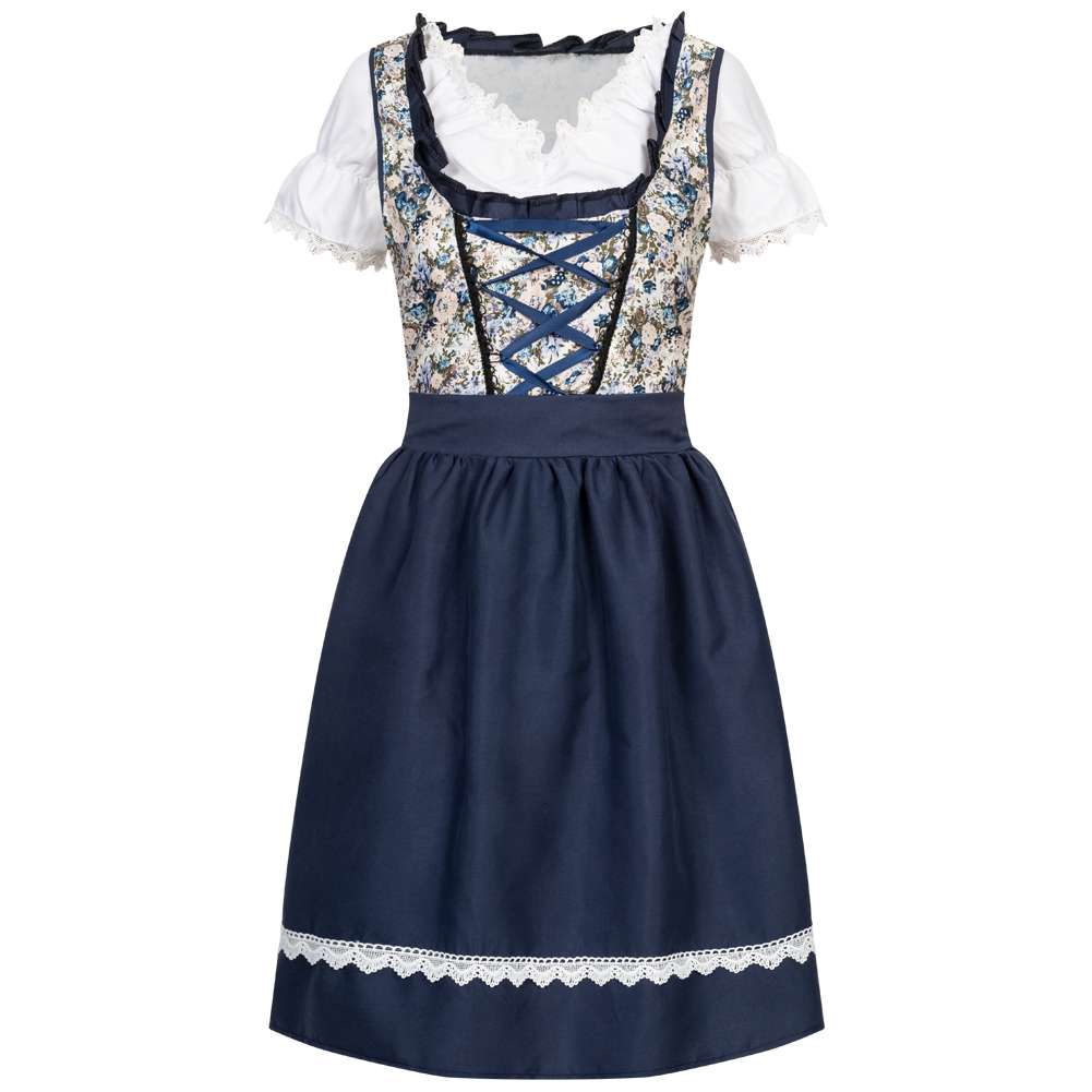 Dirndl Women Oktoberfest costume MIESEPETER blue | SportSpar.com
