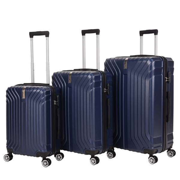 VERTICAL STUDIO &quot;Kittilä&quot; Suitcase Set of 3 20&quot; 24&quot; 28&quot; navy