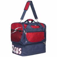 Zeus Borsa Delta Bolsa de deporte para fútbol Marino rojo