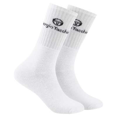 Sergio Tacchini Unisex Tennis Socks 3 Pairs white 93230832