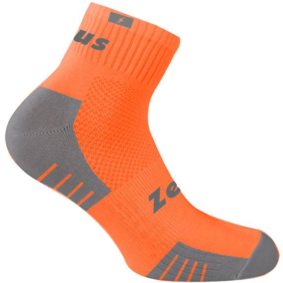 Zeus Calcetines de fitness naranja