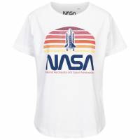 NASA Sunset Mujer Camiseta TMLTS037WHT