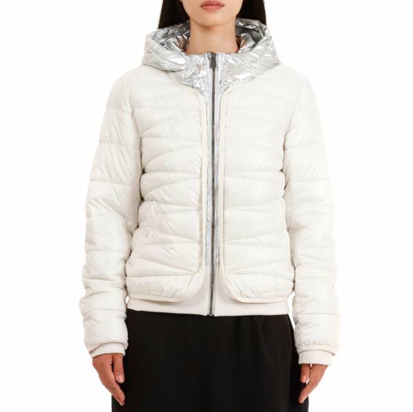 19V69 Versace 1969 Mujer Chaquetón con efecto de doble capa 0098PANNA