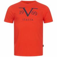 19V69 Versace 1969 Big Logo Stampato Herren T-Shirt VI20SS0011A rot