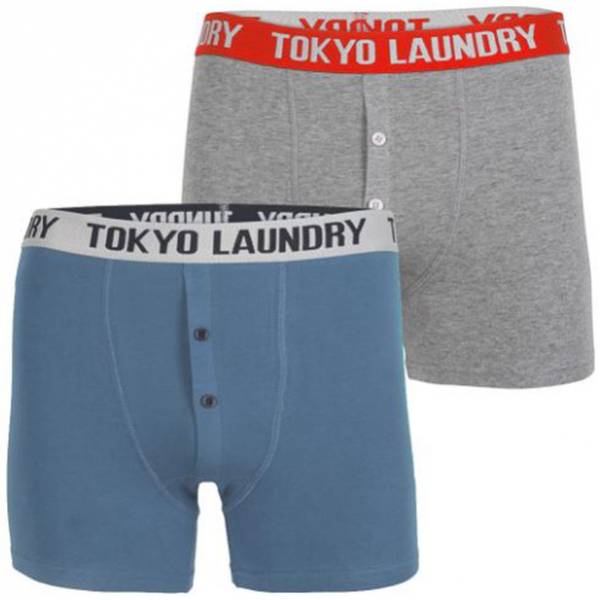 Tokyo Laundry Harecourt 2 Herren 2er Pack Boxershorts 1P10008R