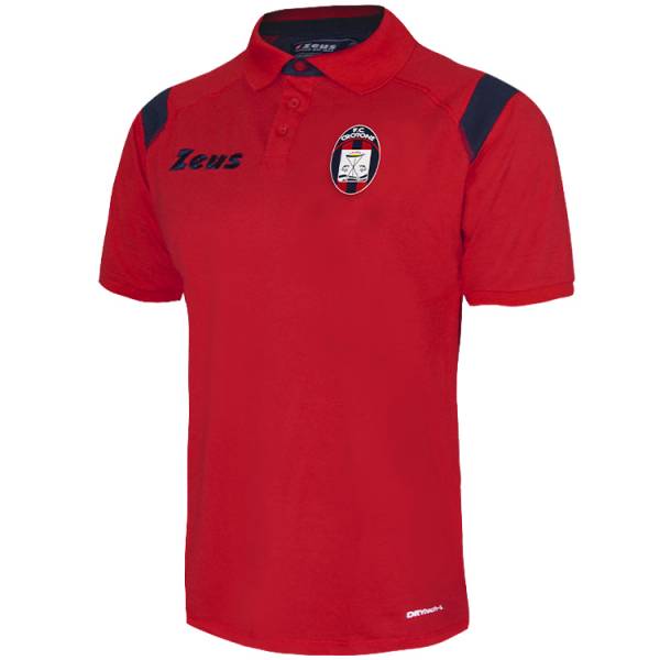 FC Crotone Zeus Herren Freizeit Fan Polo-Shirt