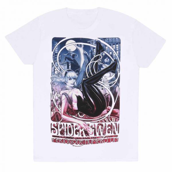 Marvel Comic Spider-Man - SpiderGwen Men T-shirt MAR07826TSW