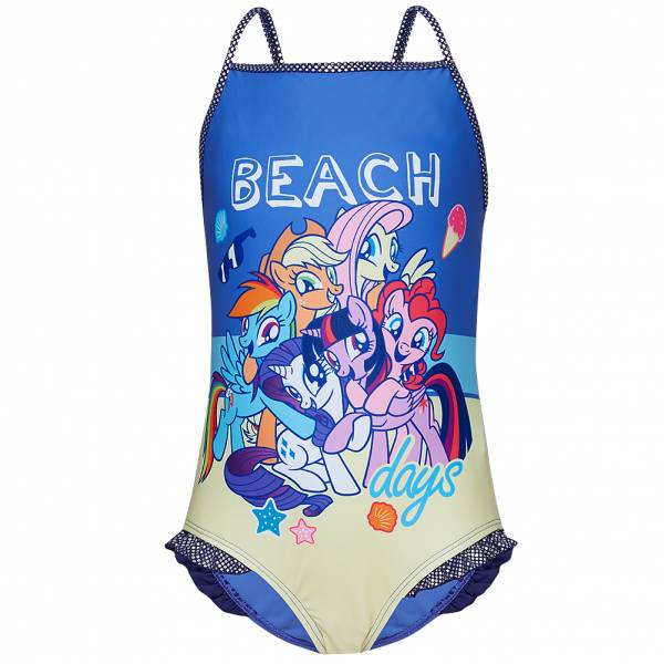 My Little Pony Fille Maillot de bain une pièce ET1895-bleu