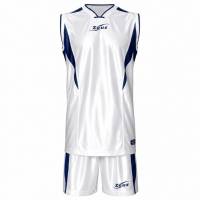 Zeus Kit Sante Maglia da basket + Shorts bianco/blu
