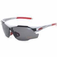 LEANDRO LIDO Challenger One Lunettes de soleil pour le sport blanc/noir